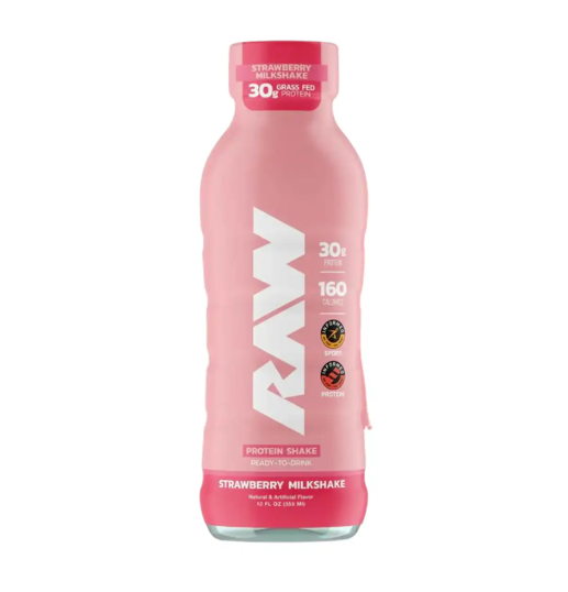 Raw Nutrition Protein Shake Strawberry, 355Ml