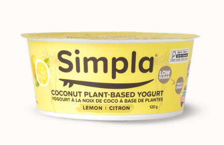 Simpla Lemon Coconut Yogurt, 120G
