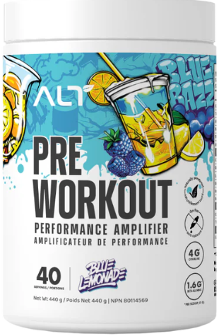 ALT Lifestyle Pre Workout - Blue Raspberry Lemonade, 440G