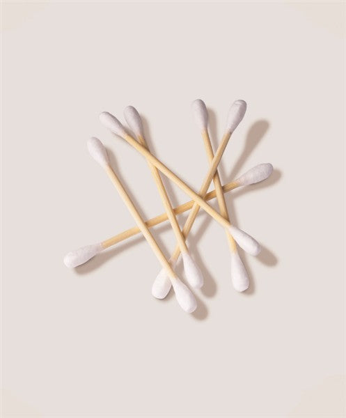 The Humble Co. Natural Bamboo Cotton Swabs - White, 100Ct