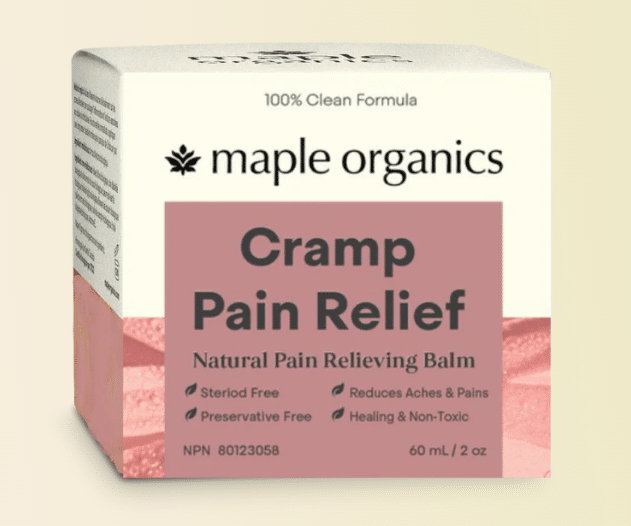 Maple Organics Cramp Pain Relief Balm, 60Ml