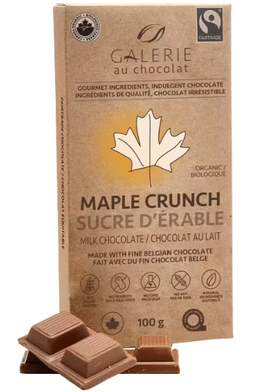 Galerie Maple Crunch Milk Chocolate, 100G