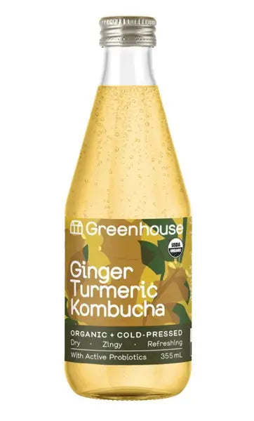 Greenhouse - Ginger Turmeric Kombucha, 325Ml