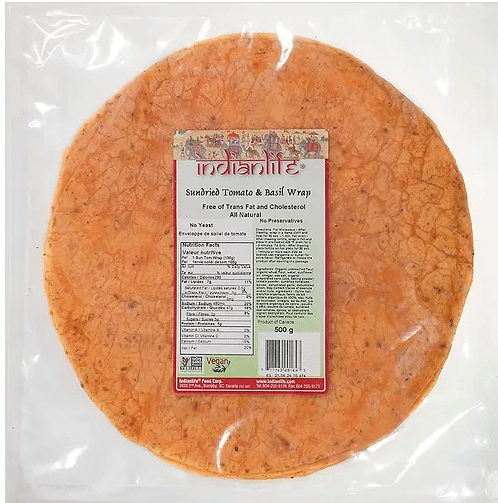 Indianlife- Sundried Tomato And Basil Wraps, 500G