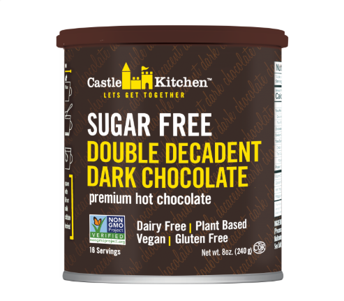 Castle Kitchen Sugar Free Double Dutch Premium Dark Hot Chocolate, 240G