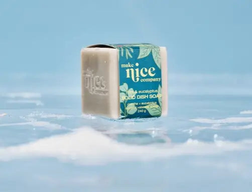 Make Nice Company Mint & Eucalyptus Solid Dish Soap, 240G