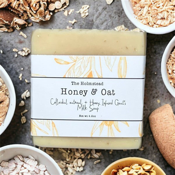 The Holmstead Honey & Oat Bar Soap, 4.2Oz