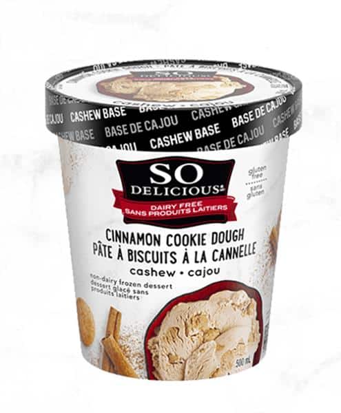 So Delicious - Cinnamon Cookie Dough Cashew Based Frozen Dessert, 500Ml