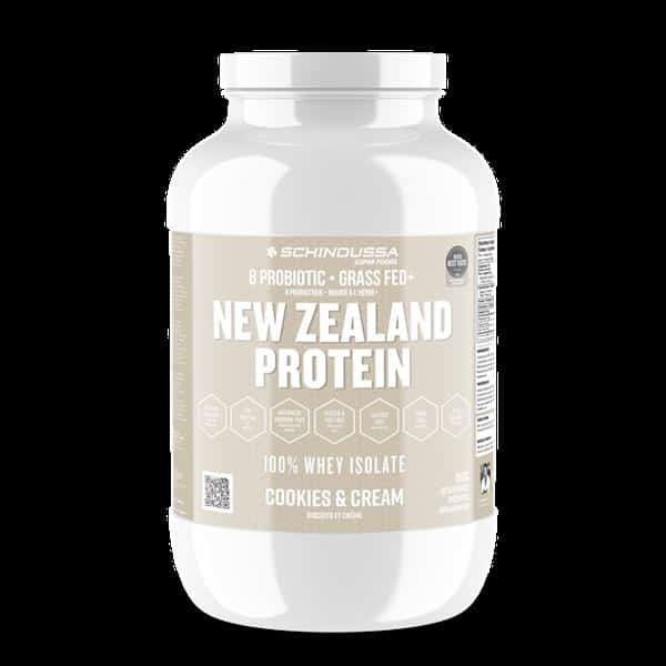 Schinoussa NZ Probiotic Whey Isolate Cookies & Cream 910G (2Lb)