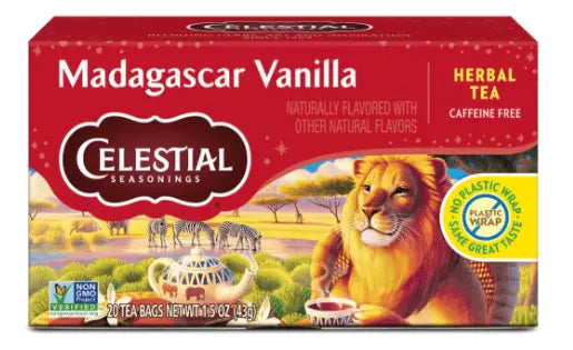 Celestial Seasonings Madagascar Vanilla, 20Ct