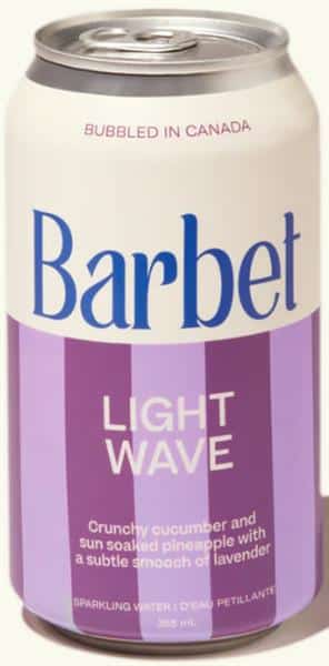 Barbet Sparkling Water - Light Wave, 355Ml