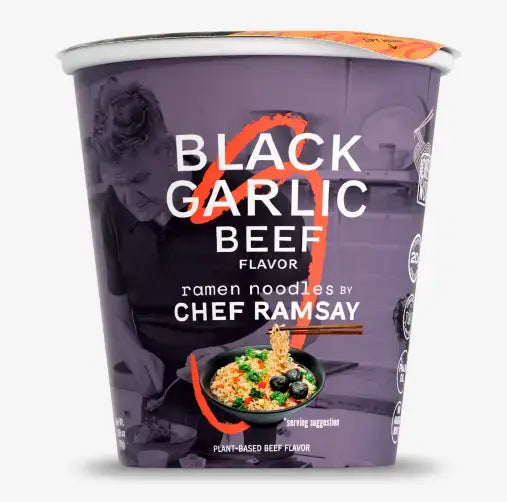 Chef Woo Plant Based Black Garlic Ramen, 76G