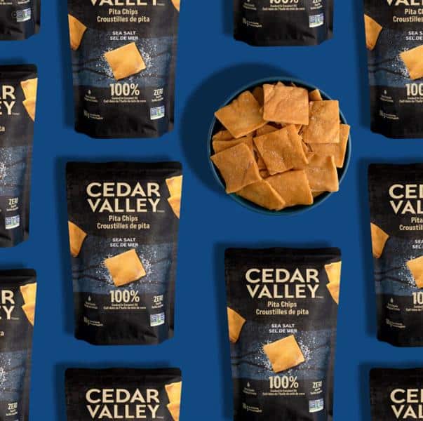 Cedar Valley Sea Salt Pita Chips,180G
