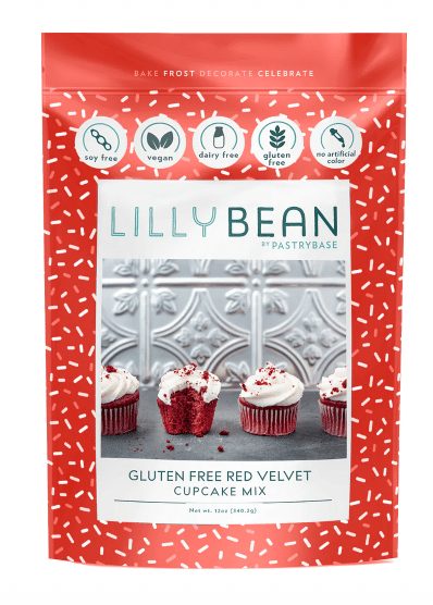Lilly Bean Red Velvet Cupcake Mix, 340G