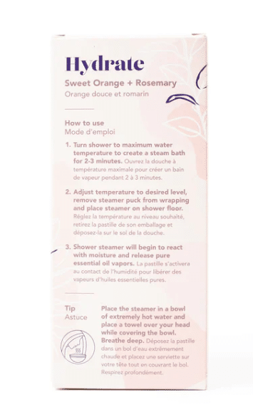 The Bathologist - Hydrate Shower Steamers, 6 X100g