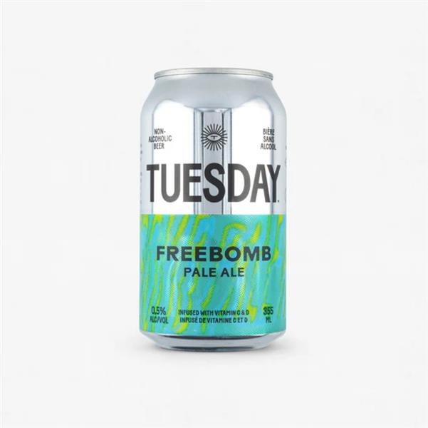 Tuesday Freebomb Non Alcoholic Pale Ale, 355Ml