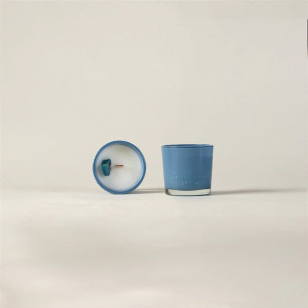 La Luna - Pure Expression Blue Apatite Candle, 56G