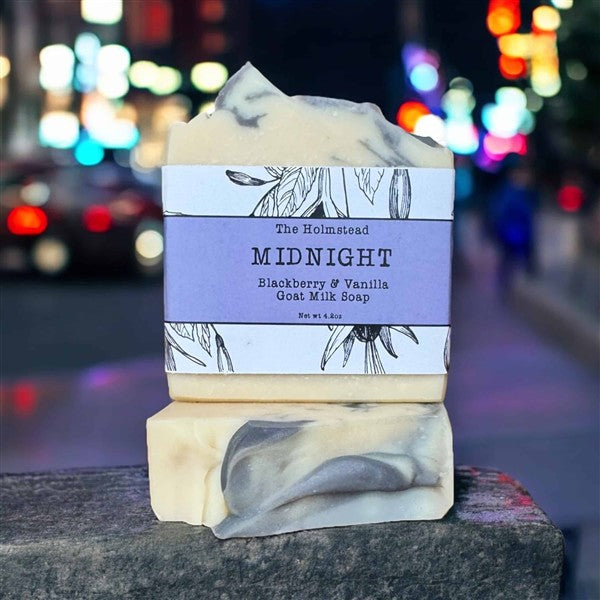 The Holmstead Midnight Bar Soap, 4.2Oz