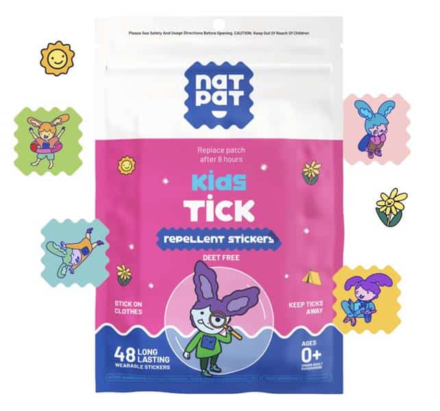 NATPAT Kids Tick Repellent Patches 24 Patches
