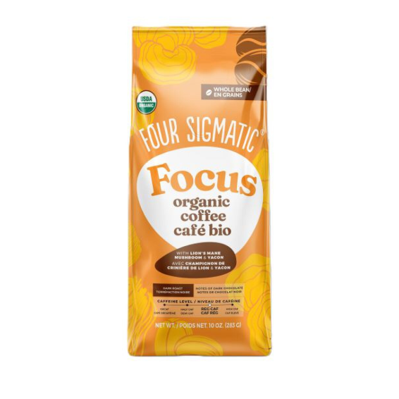 Four Sigmatic Organic Focus Whole Bean Coffee With Lions Mane, 283
