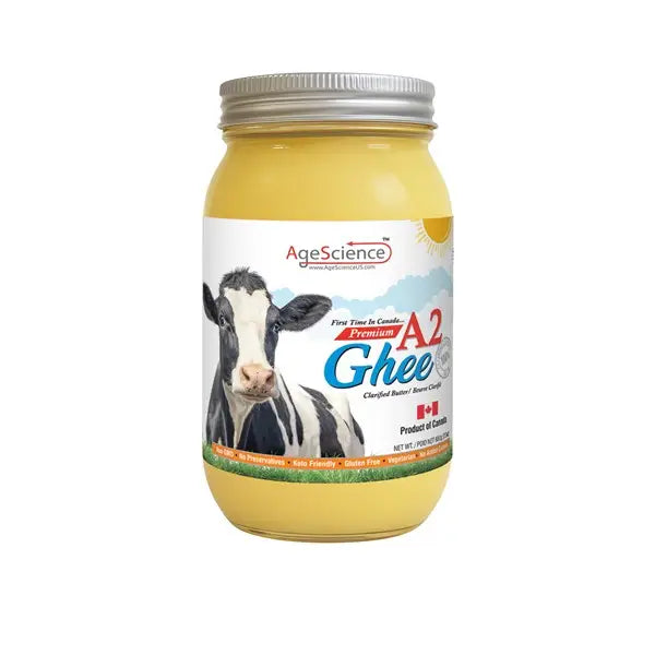 Agescience A2 Cow Ghee Clarified Butter, 650G