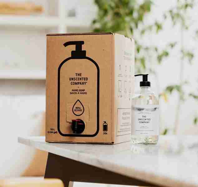 The Unscented Co Hand Soap 10L Refill Box