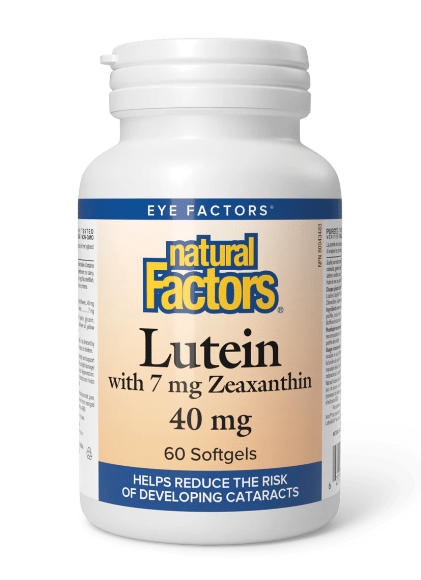 Natural Factors Lutein 40Mg, 60 Soft Gels
