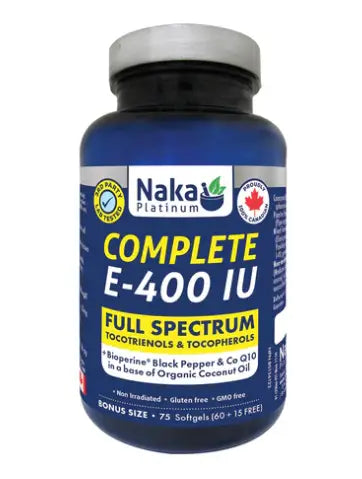 Naka Complete E - 400IU, 75Caps