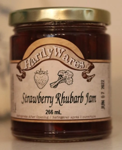 Hardywares Preserves Strawberry Rhubarb Jam, 250Ml