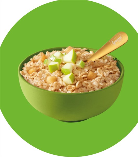 Yumi Apple Cinnamon Morning Oats, 8 X 33G
