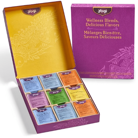 Yogi Wellness Blends Variety Pack, 45 Herbal Tea Bags