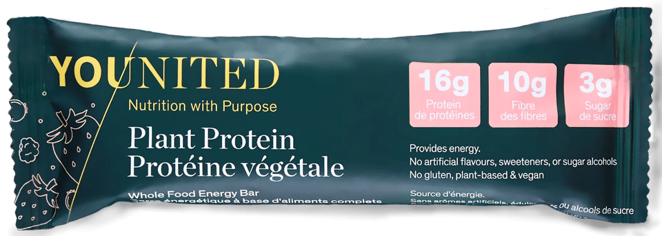 Younited Plant Protein Whole Food Energy Ba Summer Berries 60G