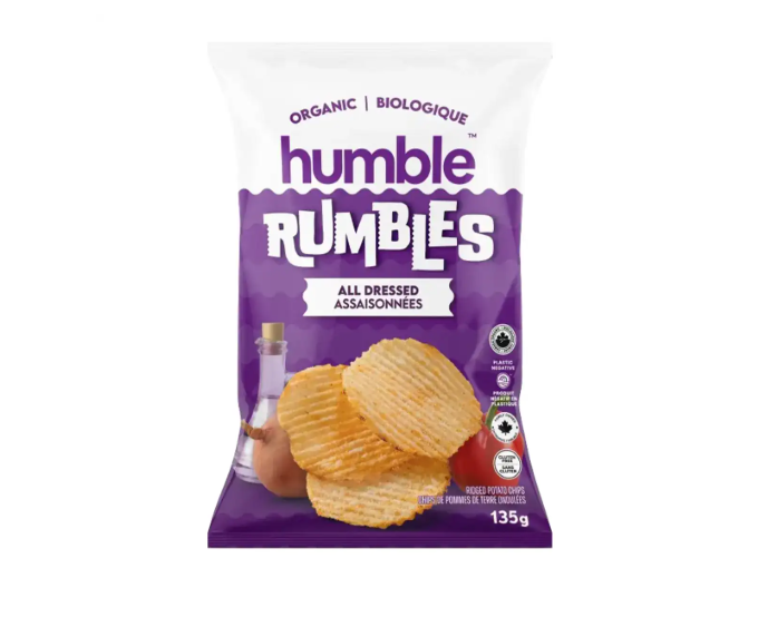 Humble Potato Chips All Dressed, 135G