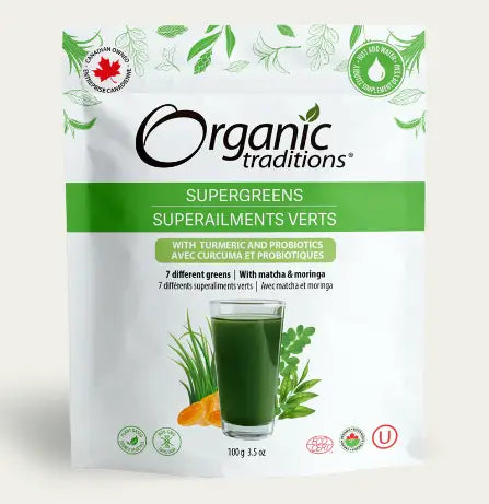 Organic Traditions Supergreens, 100G