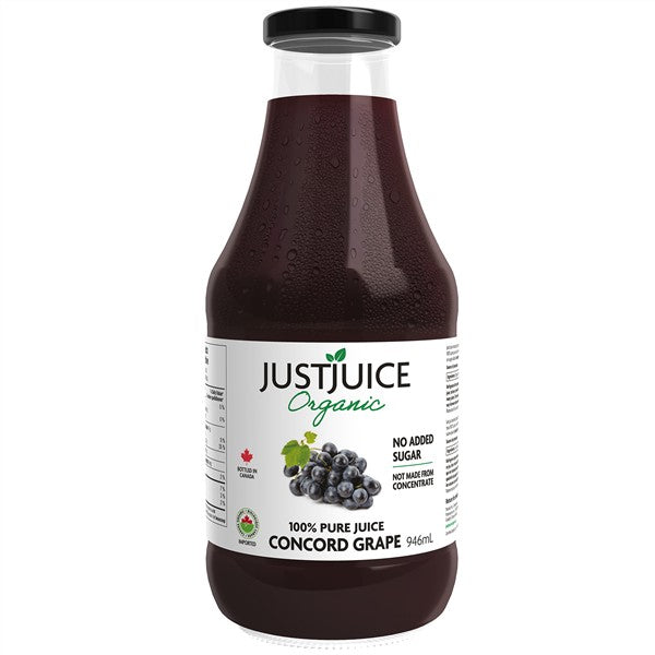 Just Juice: Organic Concord Grape Juice – 1L