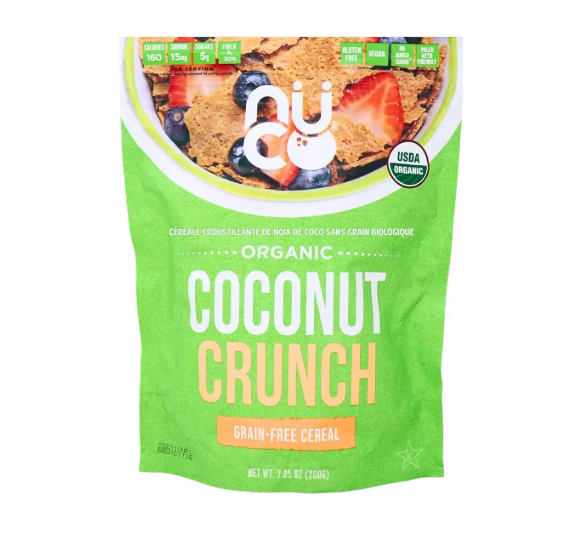 NUCO Organic Coconut Crunch Cereal Original, 200G