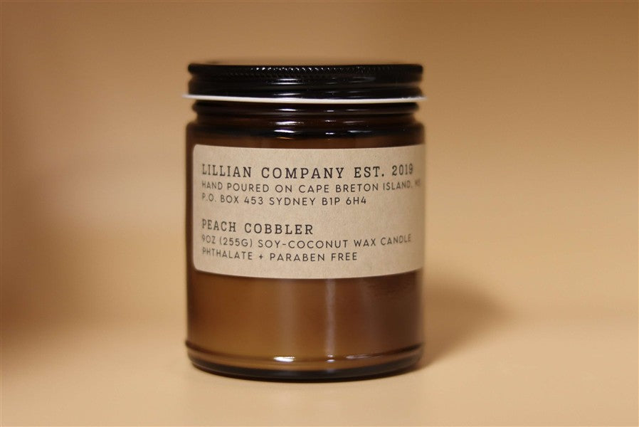 Lillian Co - Peach Cobbler Candle, 9Oz