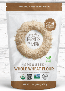 One Degree Sprouted Whole Wheat Flour Organic, 907G