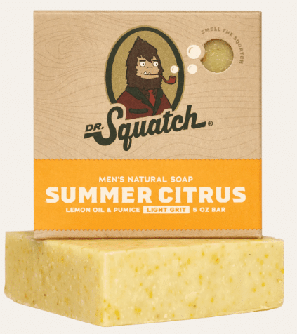 Dr Squatch Summer Citrus Bar Soap, 141G