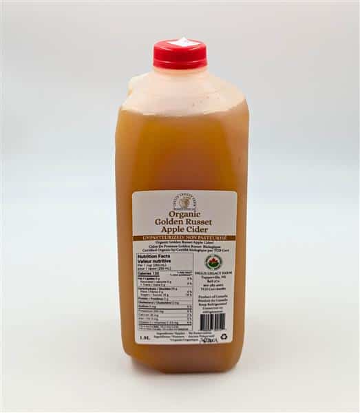 Inglis Orchardview Farm Organic Golden Russet Apple Cider 1.9L