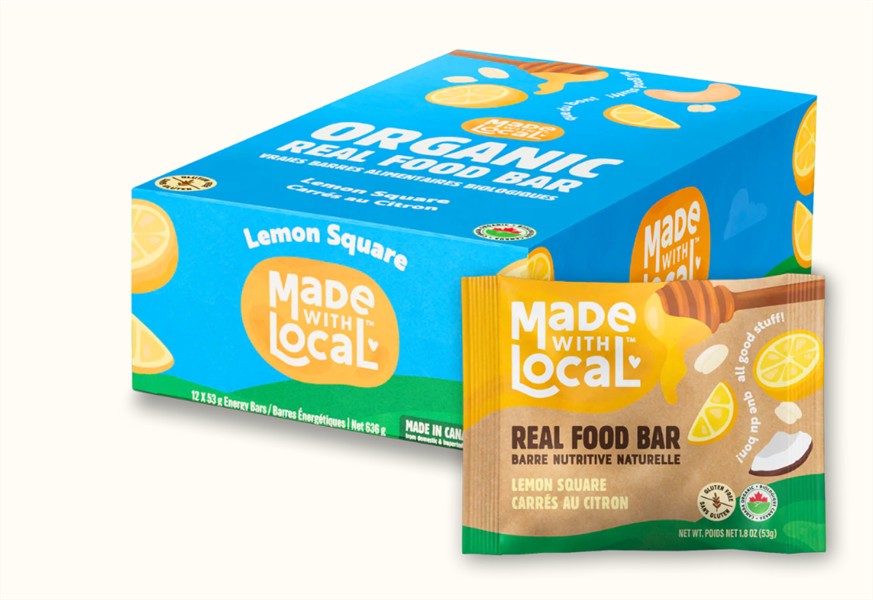 Made With Local Food Bar: Lemon Square 53G