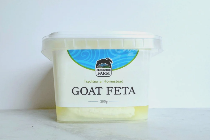 Crosswind Farm- Tradition Homestead Goat Feta, Original, 250G