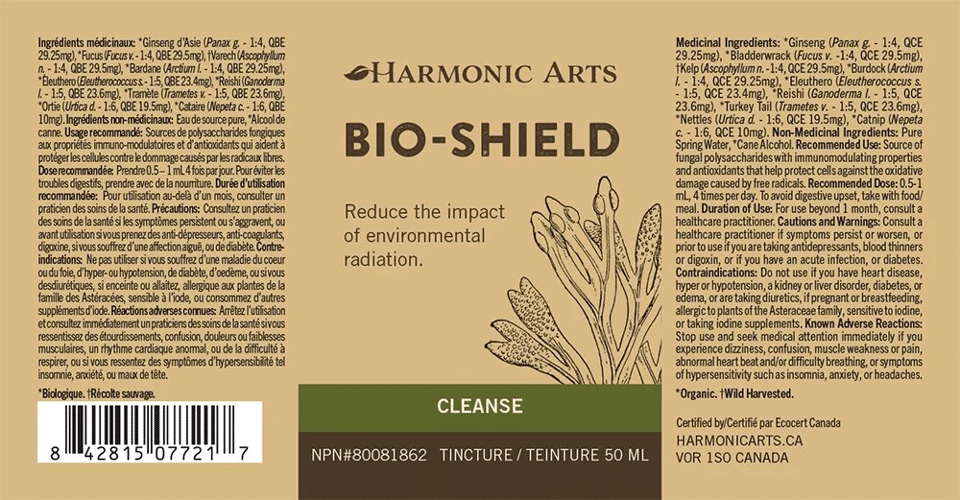 Harmonic Arts Bio-Shield Cleanse 50Ml
