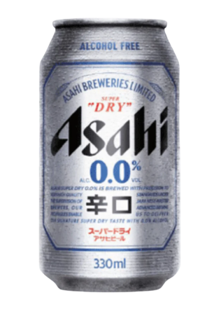 Asahi Super Dry Non Alcoholic Beer, 330Ml