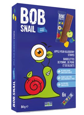 Bob Snail Apple-Pear-Blueberry Stripes, 84G