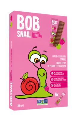 Bob Snail Apple-Raspberry Stripes, 84G