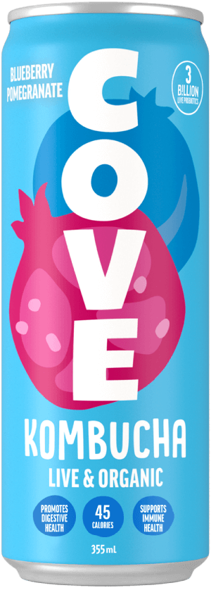 Cove Kombucha Blueberry Pomegranate, 355Ml