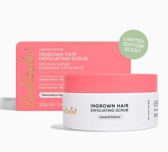 Bushbalm - Ingrown Hair Exfoliating Scrub, Watermelon Sugar, 236Ml