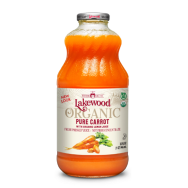 Lakewood Organic Carrot Juice, 946Ml