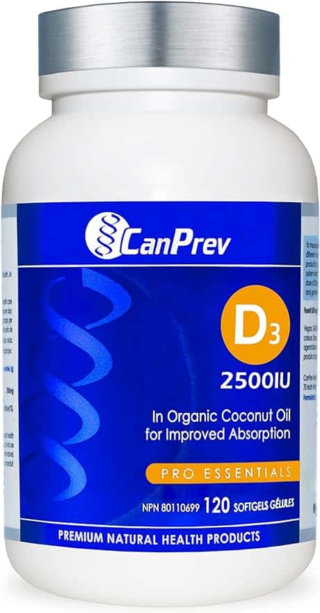 Canprev - D3 2500IU 120 Softgels